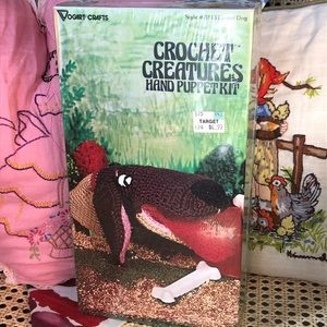 NWT Vintage Puppet Crochet Kit